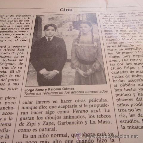 Cine: ARTICULO 1982 - JORGE SANZ - 3 PAG - Foto 2