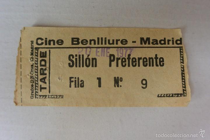 Cine: ENTRADA CINE BENLLIURE MADRID - Foto 1