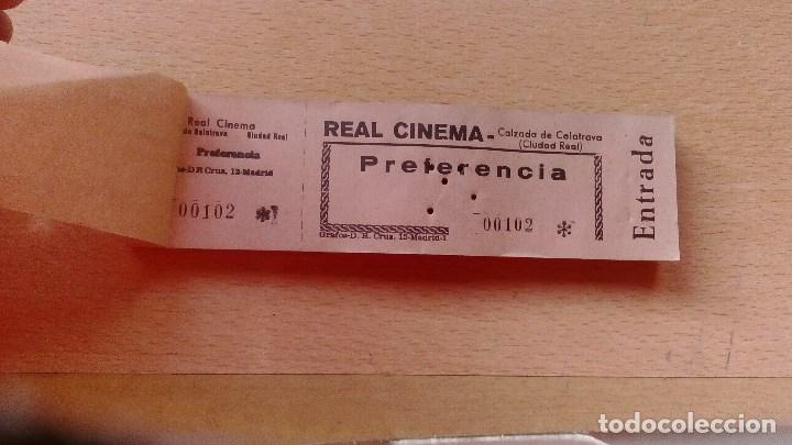 Cine: TACO Ó TALONARIO DE ENTRADAS CINE REAL CINEMA PREFERENCIA CALZADA DE CALATRAVA 1978Nº 00102 - Foto 1 - 64391879