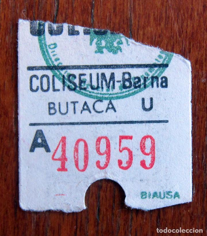 Cine: ENTRADA CINE - COLISEUM - BARCELONA - Foto 1