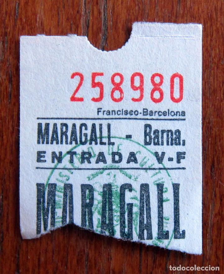 Cine: ENTRADA CINE - MARAGALL - BARCELONA - Foto 1