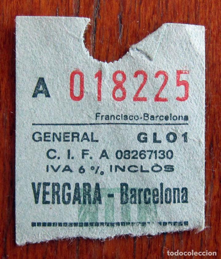 Cine: ENTRADA CINE - VERGARA - BARCELONA - Foto 1