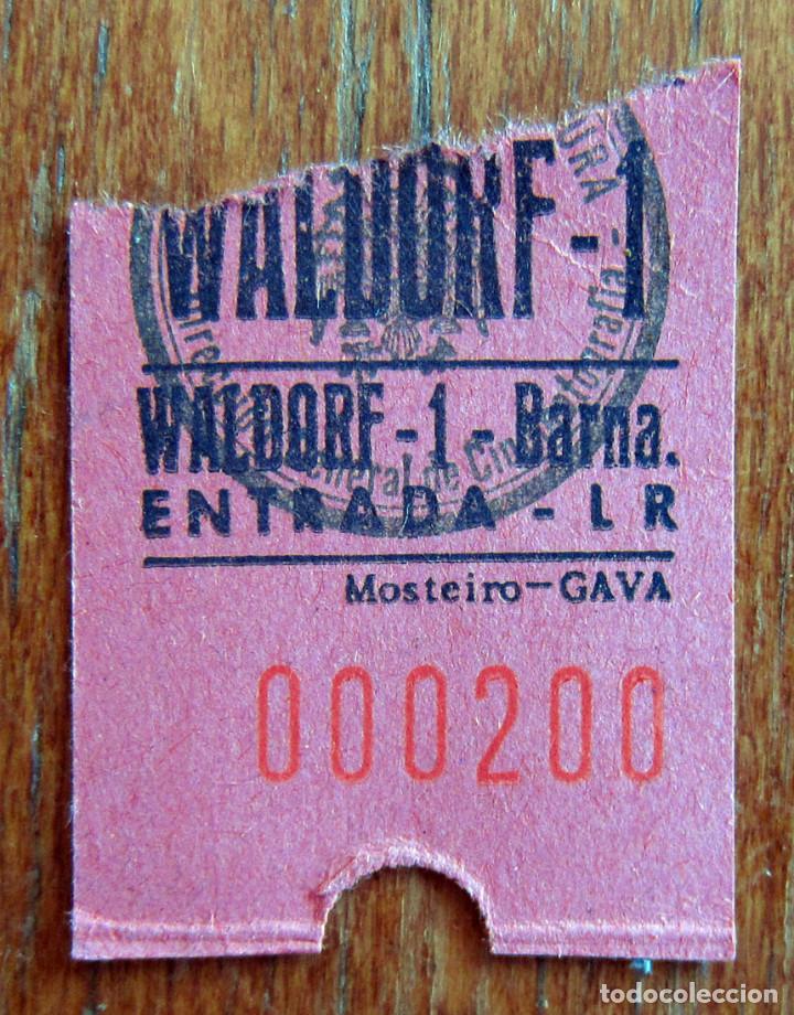 Cine: ENTRADA CINE - WALDORF 1 - BARCELONA - Foto 1