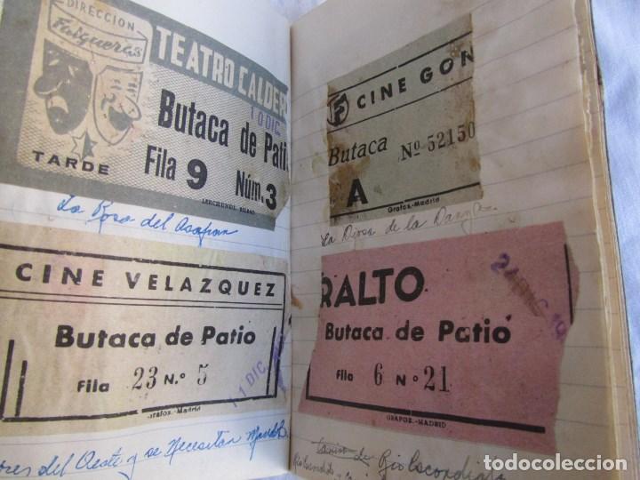 Cine: Colección de 194 entradas de cine en dos cuadernillos años 40-50. A Guardia, Vigo y Madrid. Ver desc - Foto 8 - 106556635