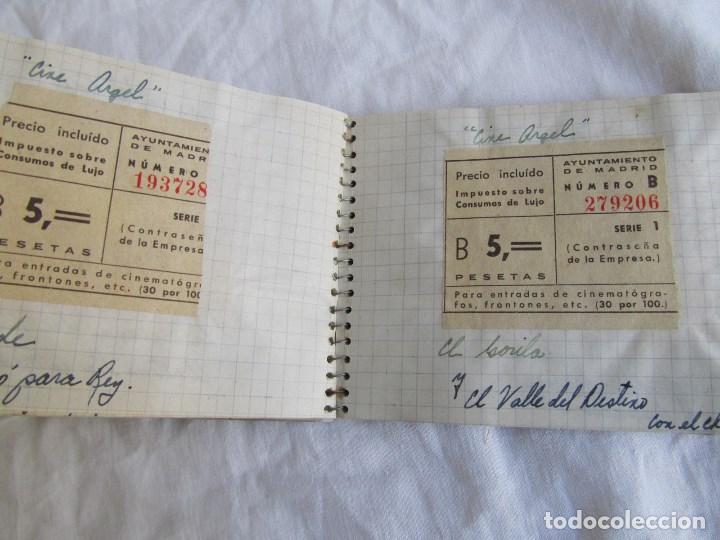 Cine: Colección de 194 entradas de cine en dos cuadernillos años 40-50. A Guardia, Vigo y Madrid. Ver desc - Foto 14 - 106556635