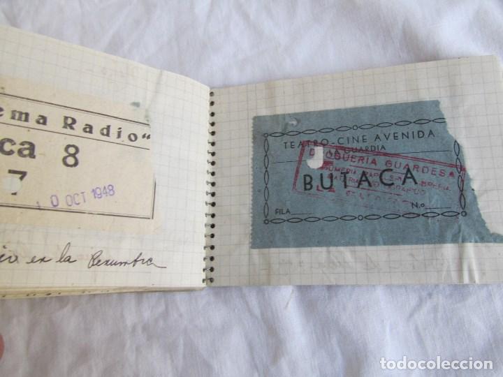 Cine: Colección de 194 entradas de cine en dos cuadernillos años 40-50. A Guardia, Vigo y Madrid. Ver desc - Foto 15 - 106556635