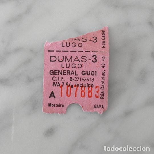 Cine: ENTRADA DE CINE - DUMAS-3 - LUGO - Foto 1