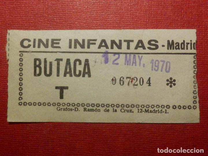 Cine: Entrada - Cine - Infantas - Madrid - A&Ntilde;O 1970 - Foto 1