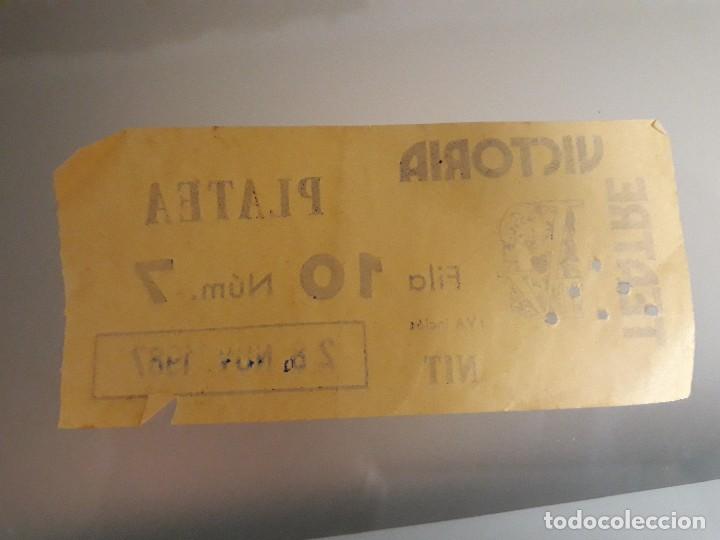 Cine: Teatre victoria entrada 1987 - Foto 2
