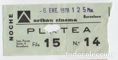 Cine: ENTRADA CINE ARIBAU - Foto 1