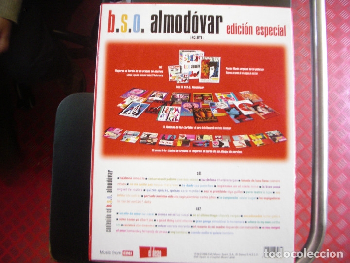 Cine: B.S.O. ALMOD&Oacute;VAR- CAJA. - Foto 2
