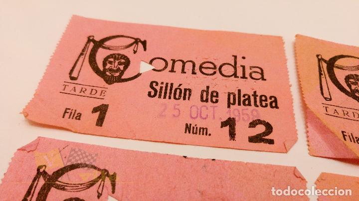 Cine: 4 Entradas para el Comedia de Barcelona - 1959 - Foto 2