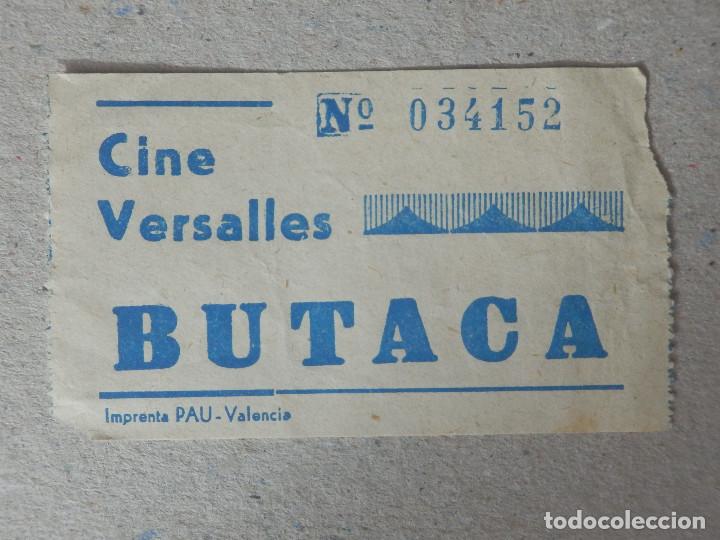 Cine: ENTRADA DE CINE - Versalles - Butaca - Valencia - Foto 1
