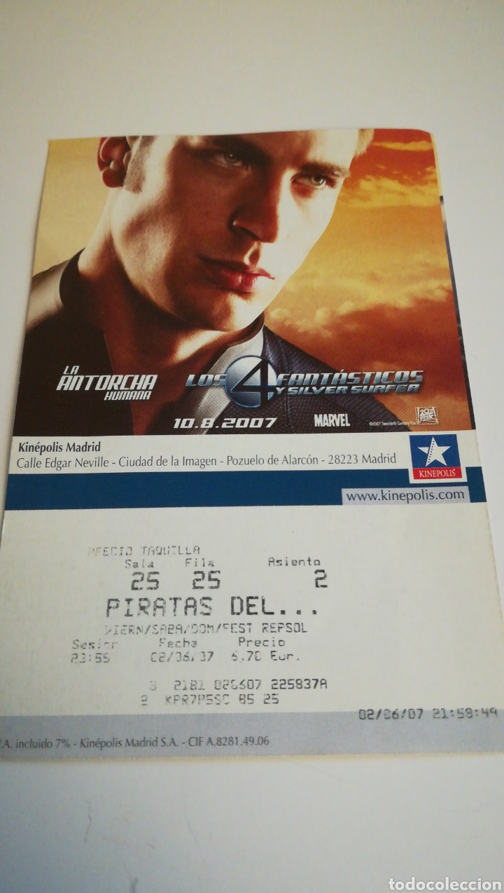 Cine: ENTRADA TICKET CINE KINEPOLIS MADRID - Foto 1