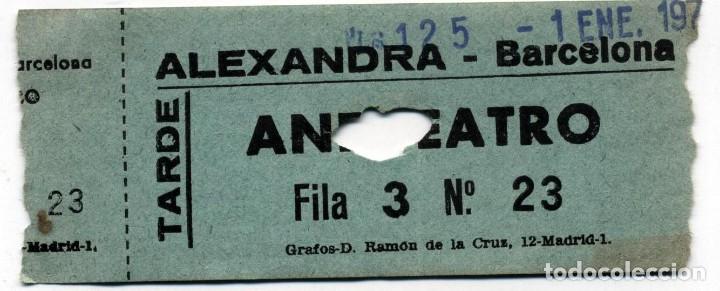 Cine: entrada cine alexandra 1978 - Foto 1