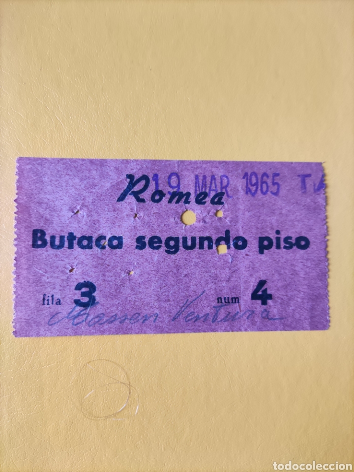 Cine: ENTRADA TEATRO ROMEA- 1965 - Foto 1
