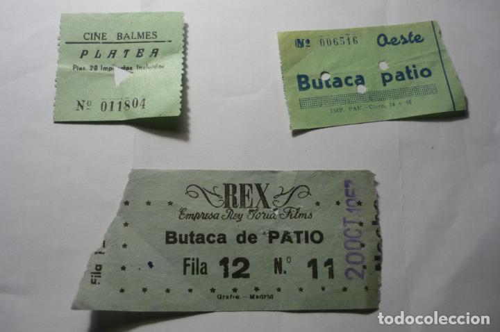 Cine: lote entradas cines balmes.-oeste.-rex - Foto 1