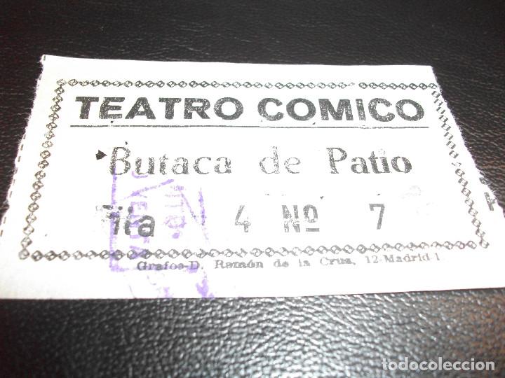 Cine: ENTRADA DE TEATRO COMICO MADRID - Foto 1