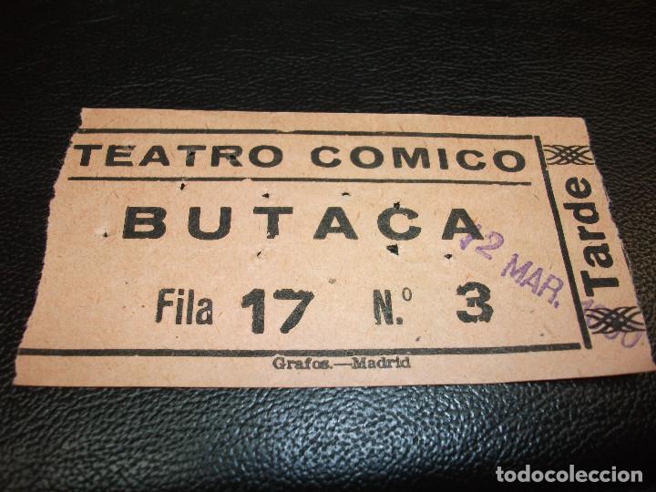 Cine: ENTRADA DE TEATRO COMICO MADRID 1960 - Foto 1