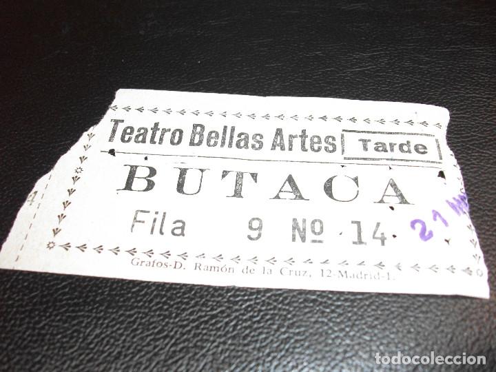 Cine: ENTRADA DE TEATRO BELLAS ARTES MADRID - Foto 1