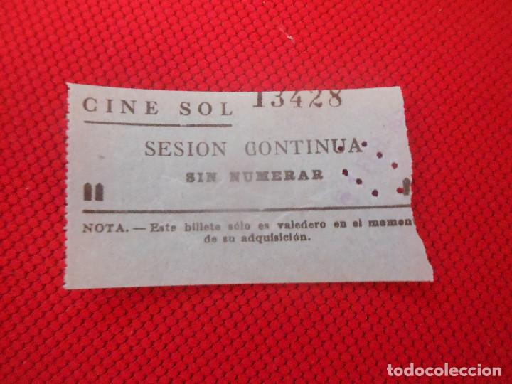 Cine: ENTRADA DE CINE SOL MADRID - Foto 1