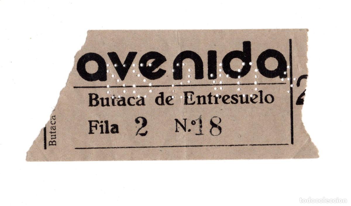 Cine: ENTRADA, CINE AVENIDA. - Foto 1