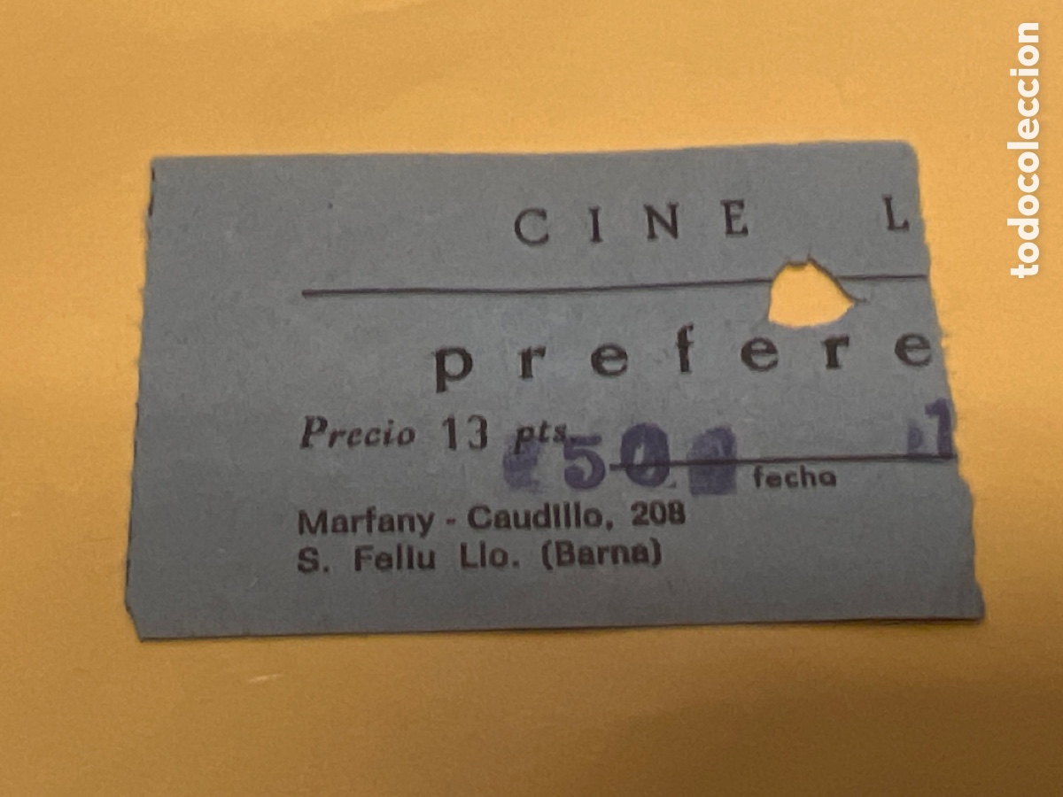 Cine: T1/E2/A122. ENTRADA DE CINE - Foto 1