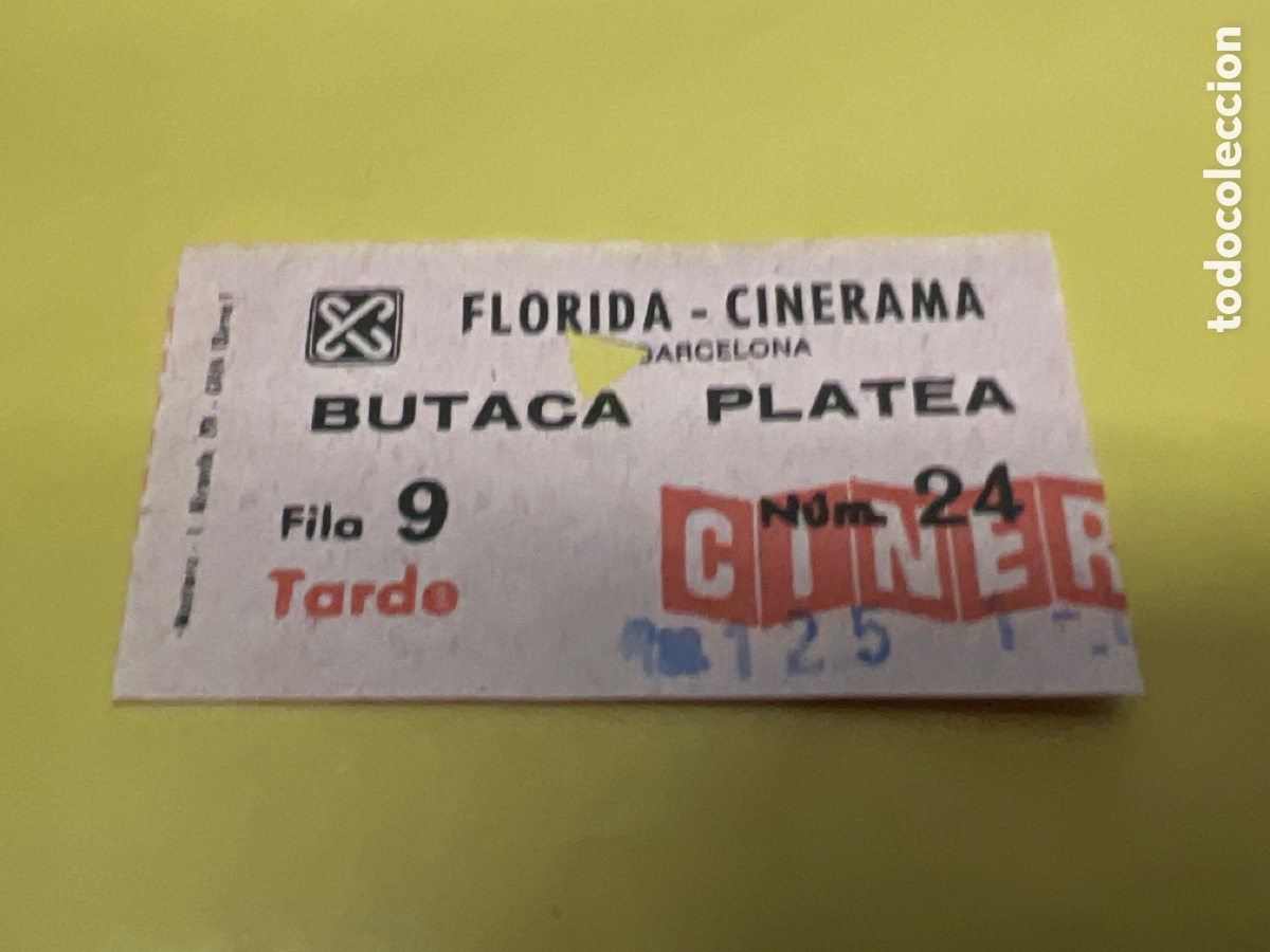 Cine: T1/E2/A125.ENTRADA DE CINE FLORIDA CINERAMA - Foto 1
