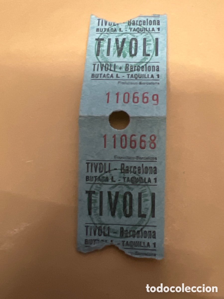 Cine: T1/E2/A141. ENTRADA DE CINE TIVOLI - Foto 1