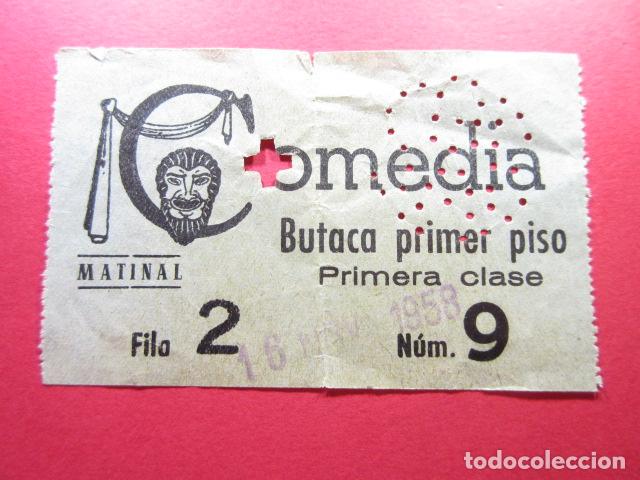 Cine: ENTRADA COMEDIA 1958 MATINAL - Foto 1
