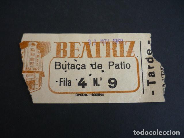 Cine: MADRID CINE BEATRIZ ENTRADA DE CINE - Foto 1