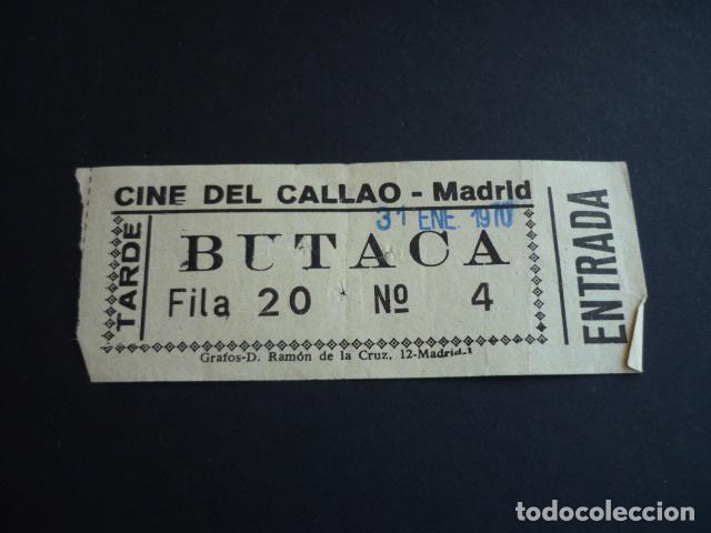Cine: MADRID CINE DEL CALLAO ENTRADA DE CINE - Foto 1