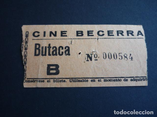 Cine: MADRID CINE BECERRA ENTRADA DE CINE - Foto 1