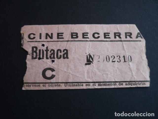 Cine: MADRID CINE BECERRA ENTRADA DE CINE - Foto 1
