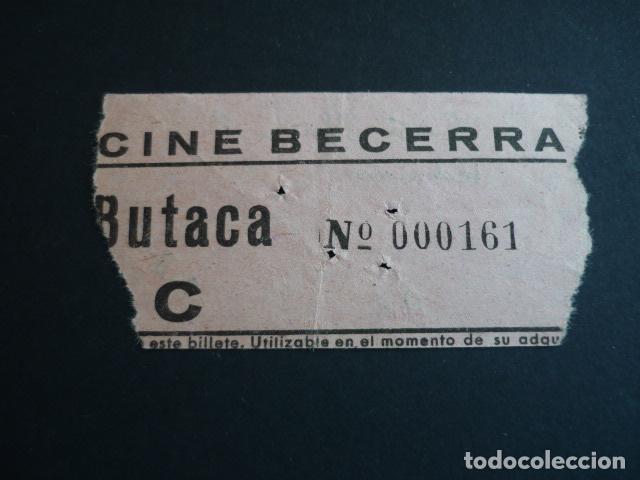 Cine: MADRID CINE BECERRA ENTRADA DE CINE - Foto 1