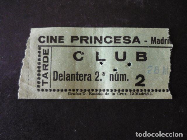 Cine: MADRID CINE PRINCESA ENTRADA DE CINE - Foto 1