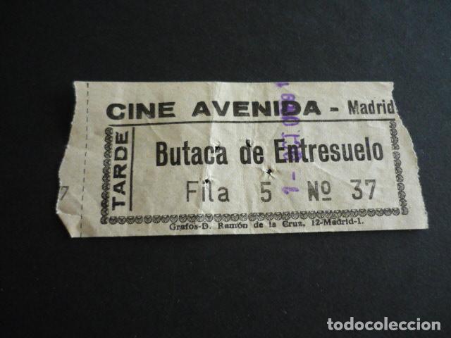 Cine: MADRID CINE AVENIDA ENTRADA DE CINE - Foto 1