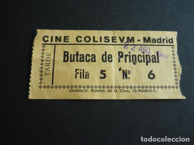 Cine: MADRID CINE COLISEVM ENTRADA DE CINE - Foto 1
