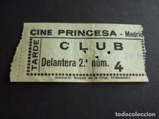 Cine: MADRID CINE PRINCESA ENTRADA DE CINE - Foto 1