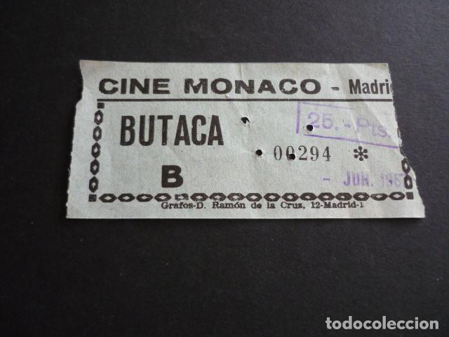 Cine: MADRID CINE MONACO ENTRADA DE CINE - Foto 1