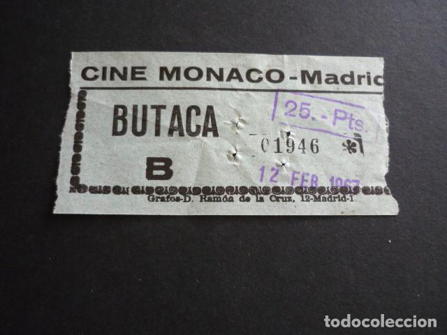 Cine: MADRID CINE MONACO ENTRADA DE CINE - Foto 1