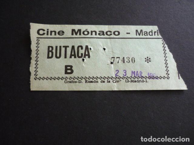 Cine: MADRID CINE MONACO ENTRADA DE CINE - Foto 1