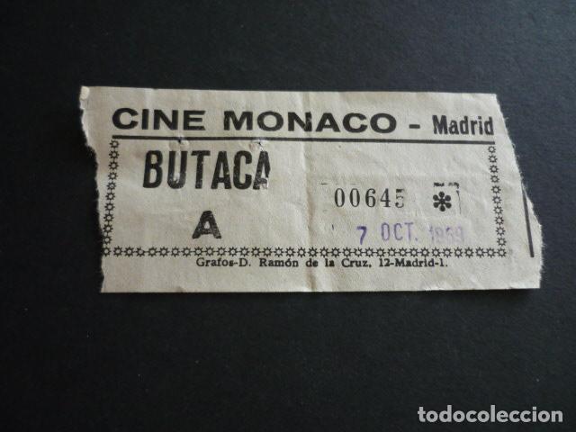 Cine: MADRID CINE MONACO ENTRADA DE CINE - Foto 1