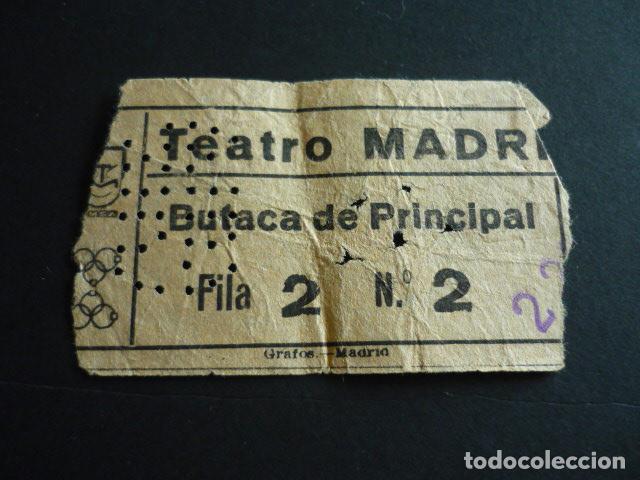 Cine: MADRID TEATRO MADRID ENTRADA DE CINE - Foto 1