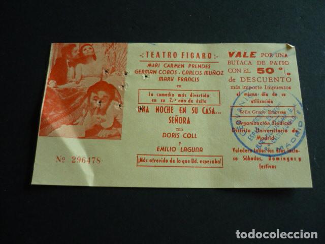 Cine: MADRID TEATRO FIGARO ENTRADA DE CINE - Foto 1
