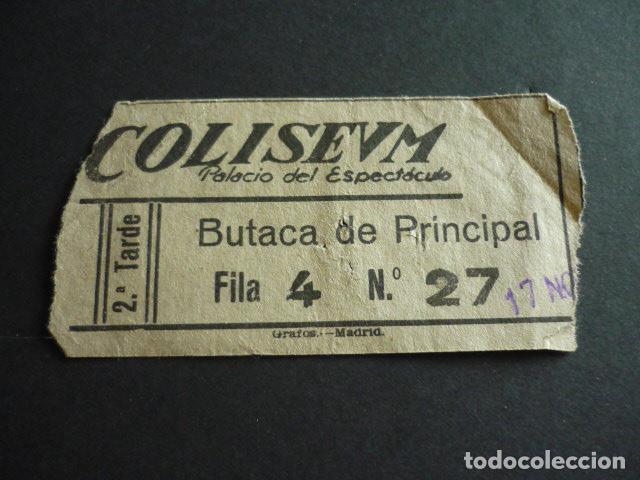 Cine: MADRID CINE COLISEUM ENTRADA DE CINE - Foto 1