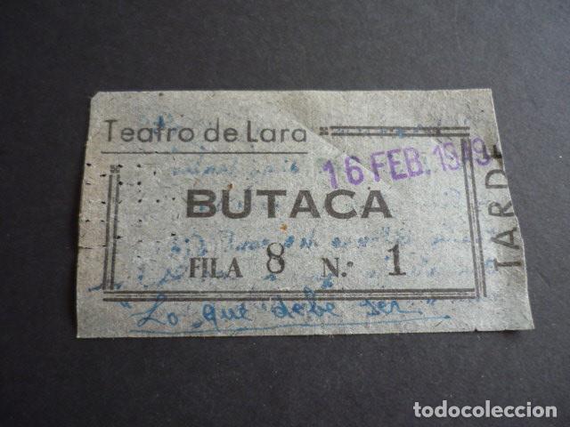 Cine: MADRID TEATRO LARA ENTRADA DE CINE - Foto 1