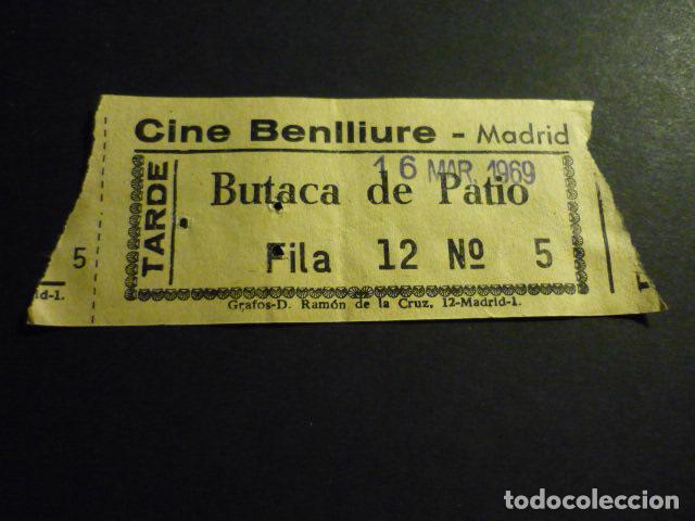 Cine: MADRID CINE BENLLIURE ENTRADA DE CINE - Foto 1