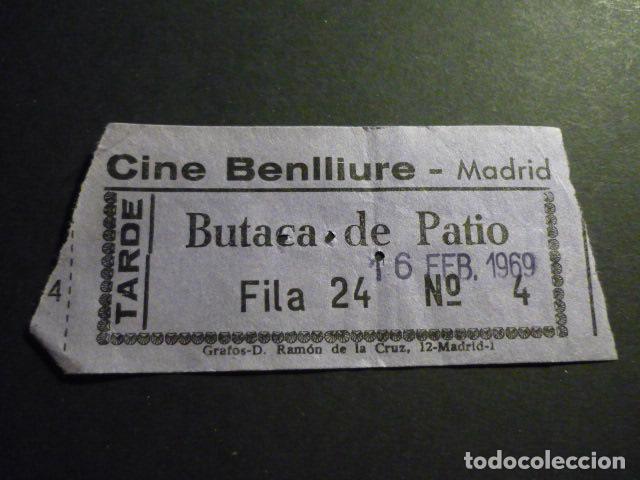 Cine: MADRID CINE BENLLIURE ENTRADA DE CINE - Foto 1