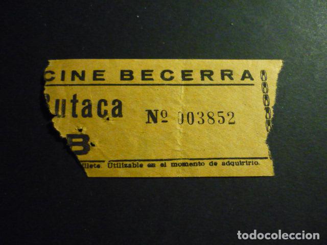 Cine: MADRID CINE BECERRA ENTRADA DE CINE - Foto 1